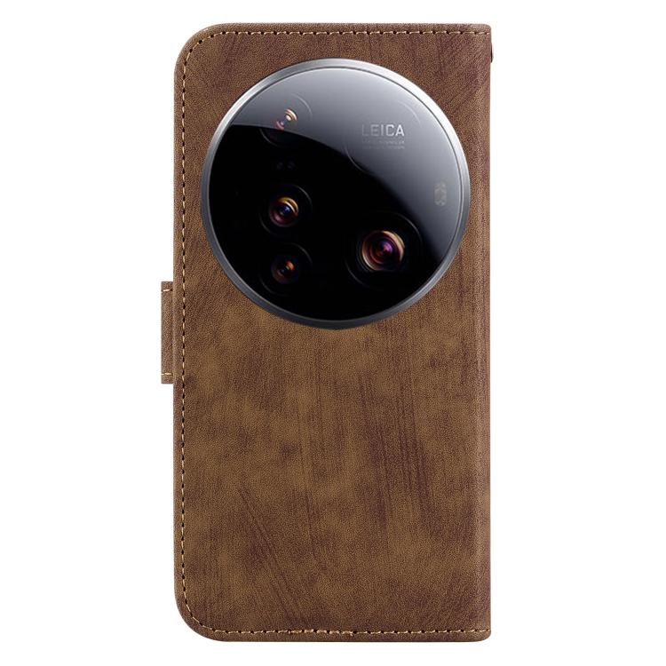 For Xiaomi 15 Ultra Little Tiger Embossed Leather Phone Case
