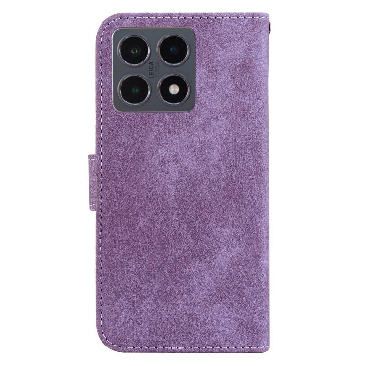 For Xiaomi 15T 5G Little Tiger Embossed Leather Phone Case