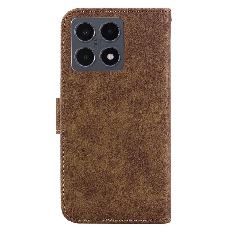 For Xiaomi 15T 5G Little Tiger Embossed Leather Phone Case