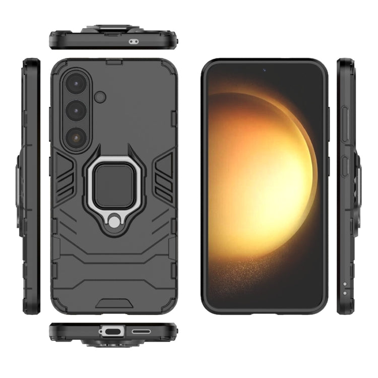 For Samsung Galaxy S25 5G PC + TPU Shockproof Protective Phone Case with Magnetic Ring Holder