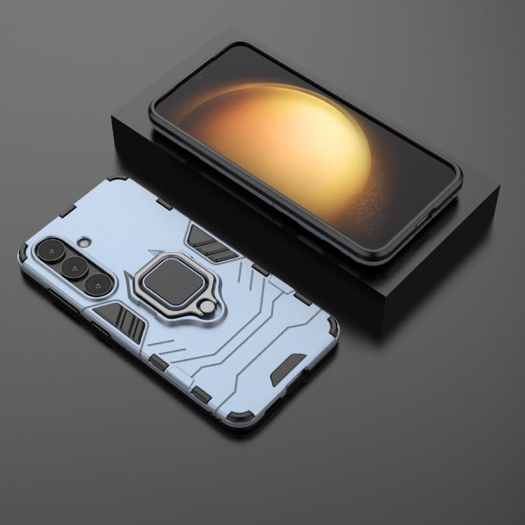 For Samsung Galaxy S25 5G PC + TPU Shockproof Protective Phone Case with Magnetic Ring Holder