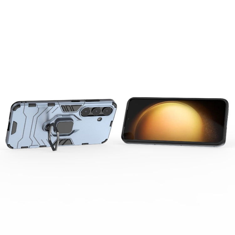 For Samsung Galaxy S25 5G PC + TPU Shockproof Protective Phone Case with Magnetic Ring Holder