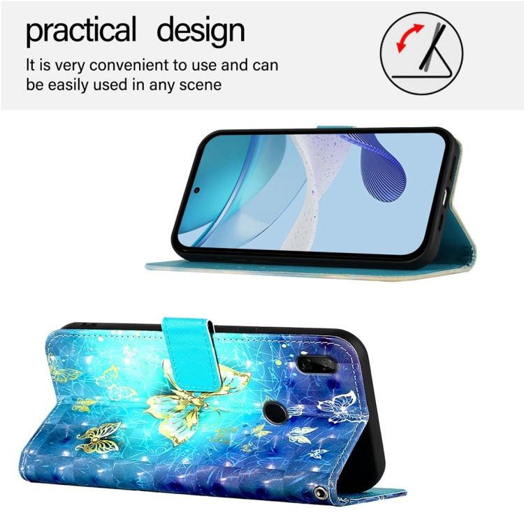 For Honor 9X Global / Huawei P Smart Z 3D Painting Horizontal Flip Leather Phone Case