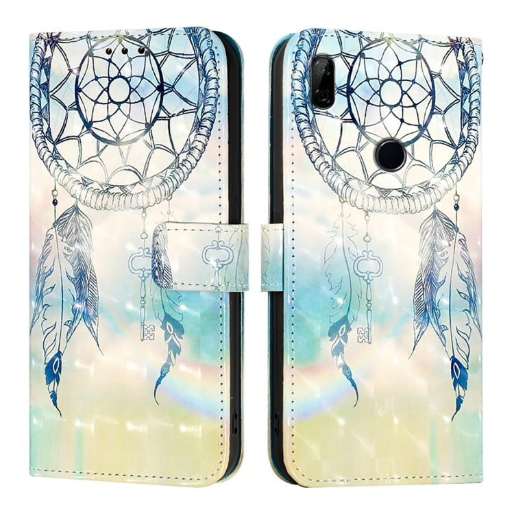 For Honor 9X Global / Huawei P Smart Z 3D Painting Horizontal Flip Leather Phone Case