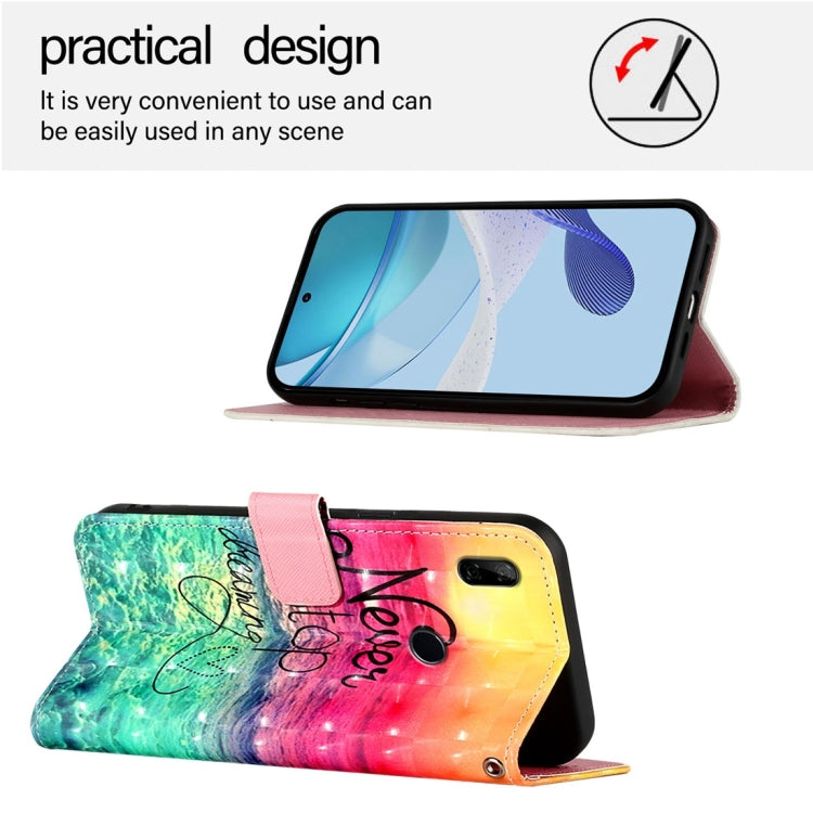 For Honor 9X Global / Huawei P Smart Z 3D Painting Horizontal Flip Leather Phone Case