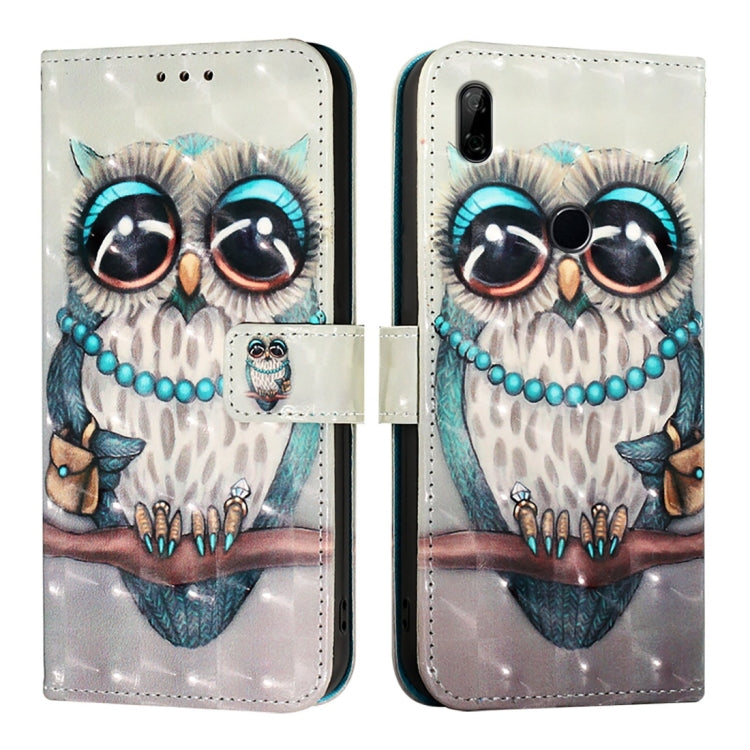 For Honor 9X Global / Huawei P Smart Z 3D Painting Horizontal Flip Leather Phone Case