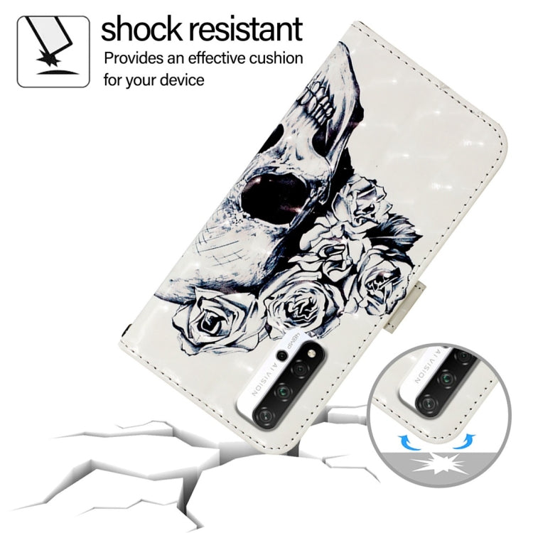 For Honor 20 / 20 Pro / 20S 4G 3D Painting Horizontal Flip Leather Phone Case