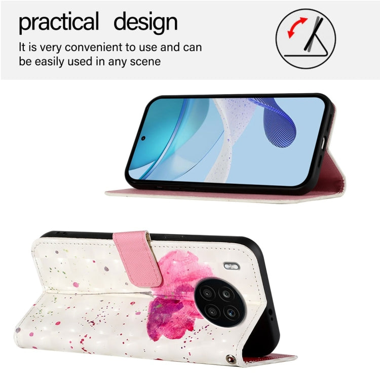 For Honor 50 Lite / Huawei Nova 8i 3D Painting Horizontal Flip Leather Phone Case