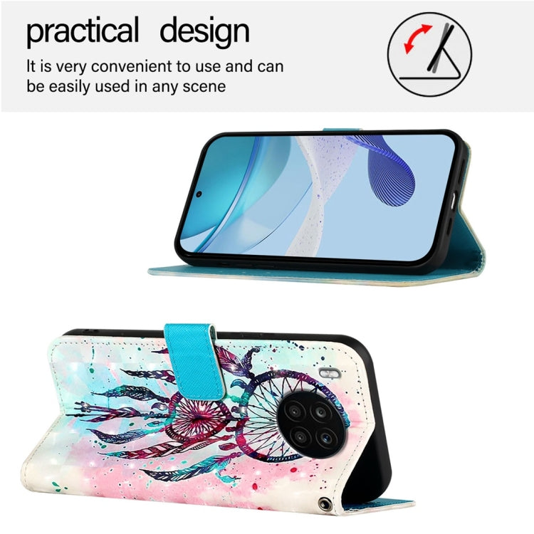 For Honor 50 Lite / Huawei Nova 8i 3D Painting Horizontal Flip Leather Phone Case