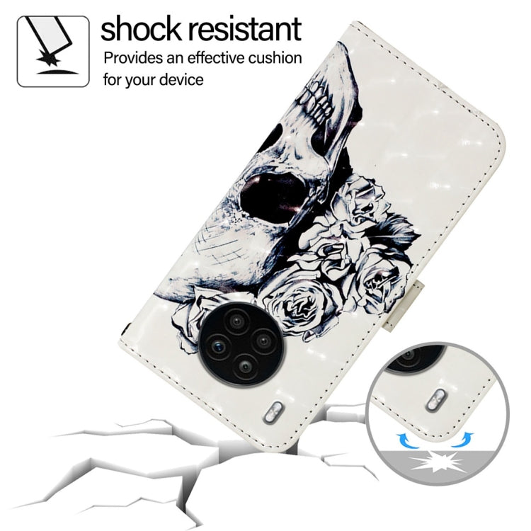 For Honor 50 Lite / Huawei Nova 8i 3D Painting Horizontal Flip Leather Phone Case