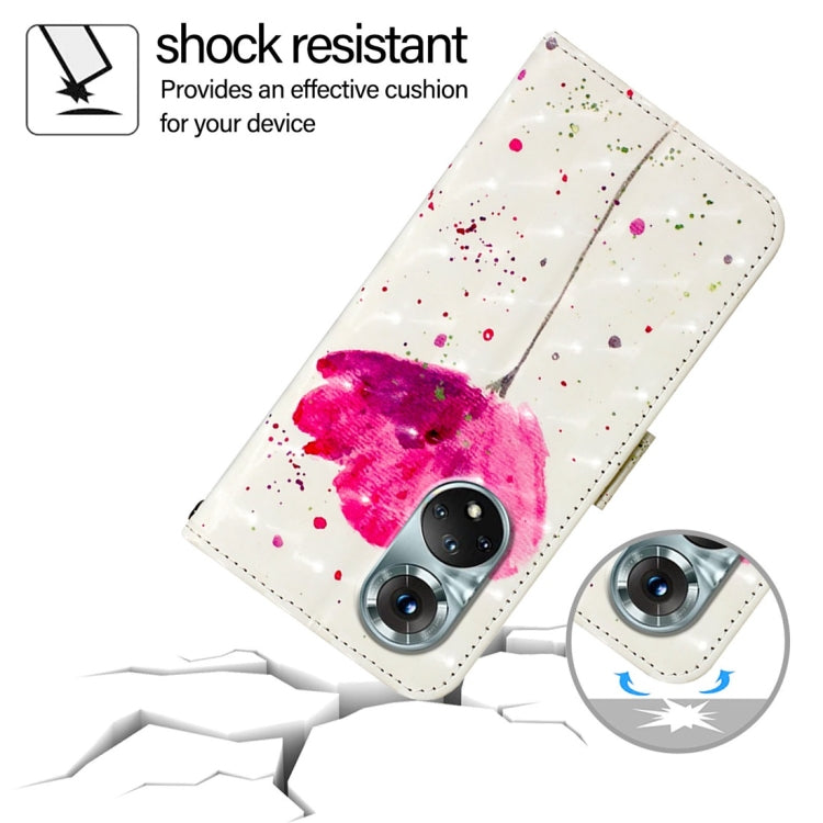 For Honor 50 Pro / Huawei Nova 9 Pro 3D Painting Horizontal Flip Leather Phone Case