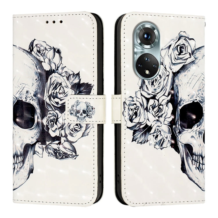 For Honor 50 Pro / Huawei Nova 9 Pro 3D Painting Horizontal Flip Leather Phone Case