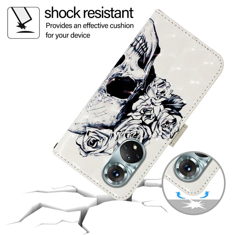 For Honor 50 Pro / Huawei Nova 9 Pro 3D Painting Horizontal Flip Leather Phone Case