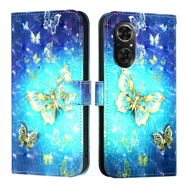 For Honor 50 SE / Huawei Nova 9 SE 3D Painting Horizontal Flip Leather Phone Case