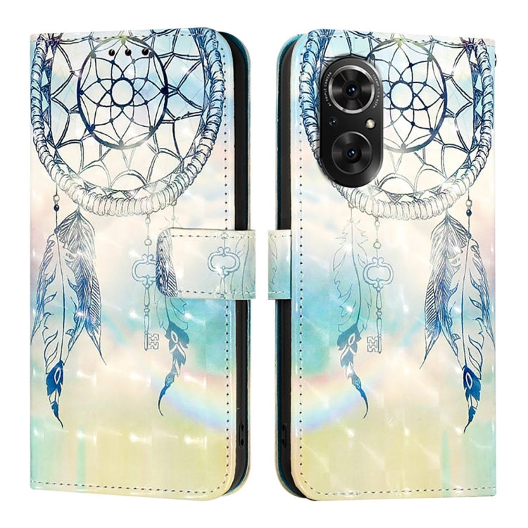 For Honor 50 SE / Huawei Nova 9 SE 3D Painting Horizontal Flip Leather Phone Case