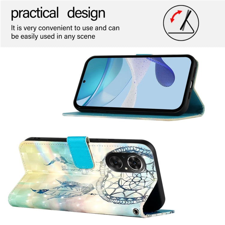 For Honor 50 SE / Huawei Nova 9 SE 3D Painting Horizontal Flip Leather Phone Case