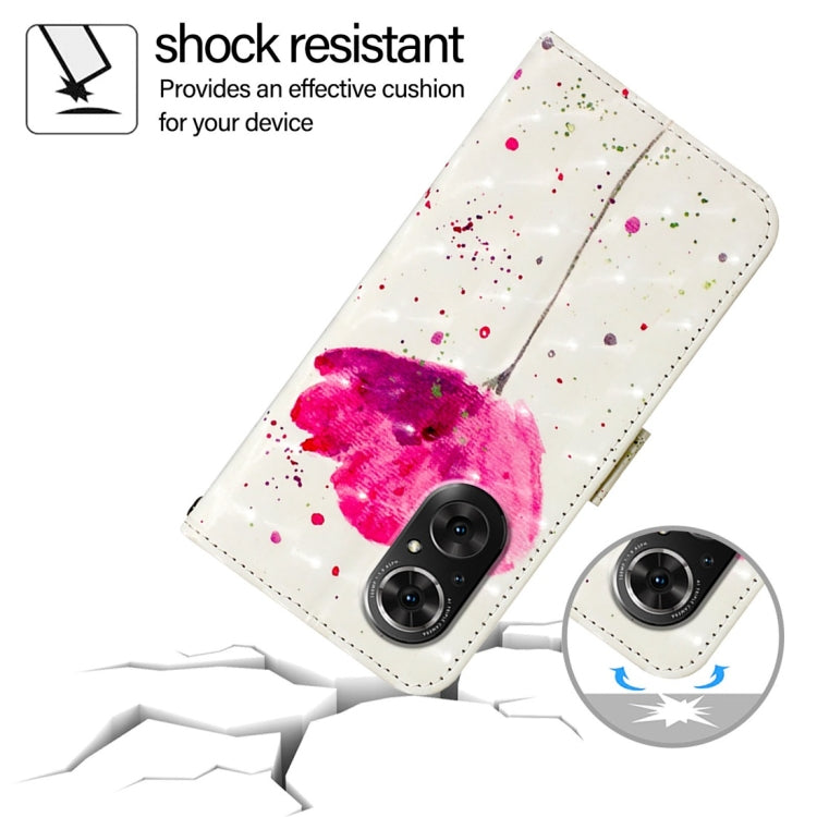 For Honor 50 SE / Huawei Nova 9 SE 3D Painting Horizontal Flip Leather Phone Case