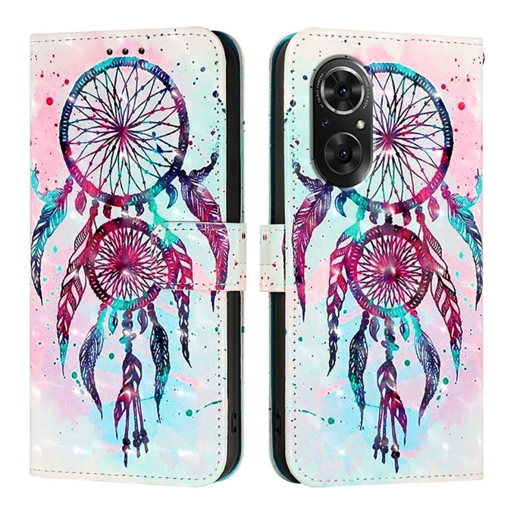 For Honor 50 SE / Huawei Nova 9 SE 3D Painting Horizontal Flip Leather Phone Case