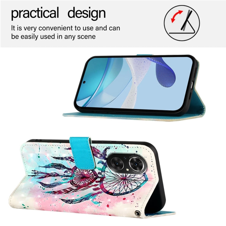 For Honor 50 SE / Huawei Nova 9 SE 3D Painting Horizontal Flip Leather Phone Case