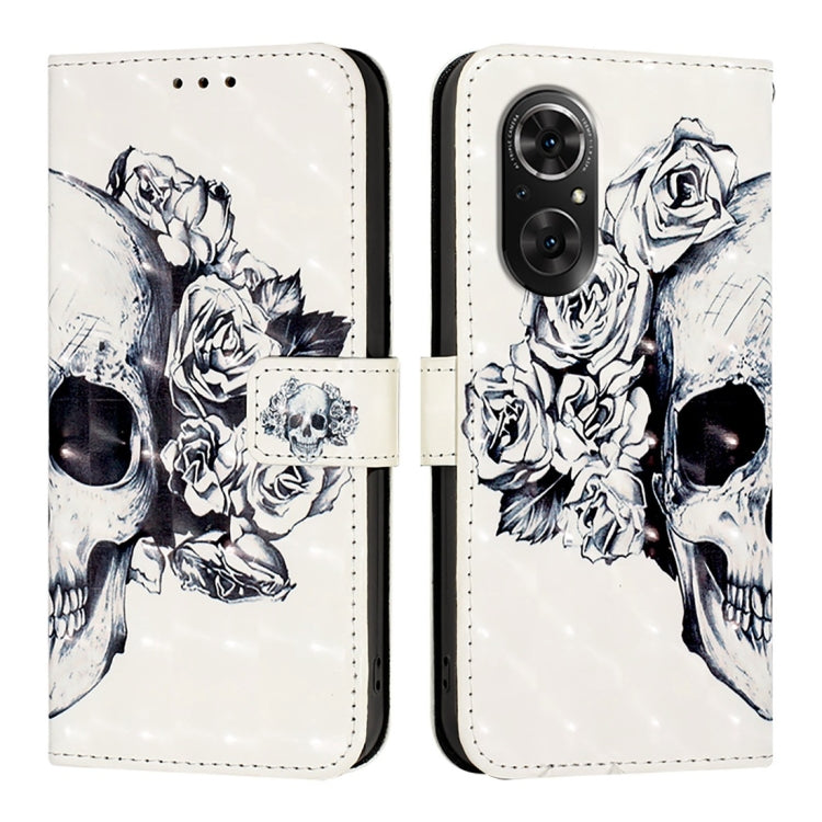 For Honor 50 SE / Huawei Nova 9 SE 3D Painting Horizontal Flip Leather Phone Case
