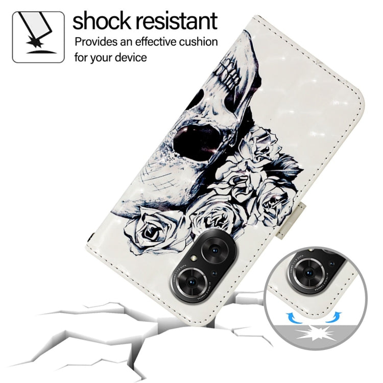 For Honor 50 SE / Huawei Nova 9 SE 3D Painting Horizontal Flip Leather Phone Case