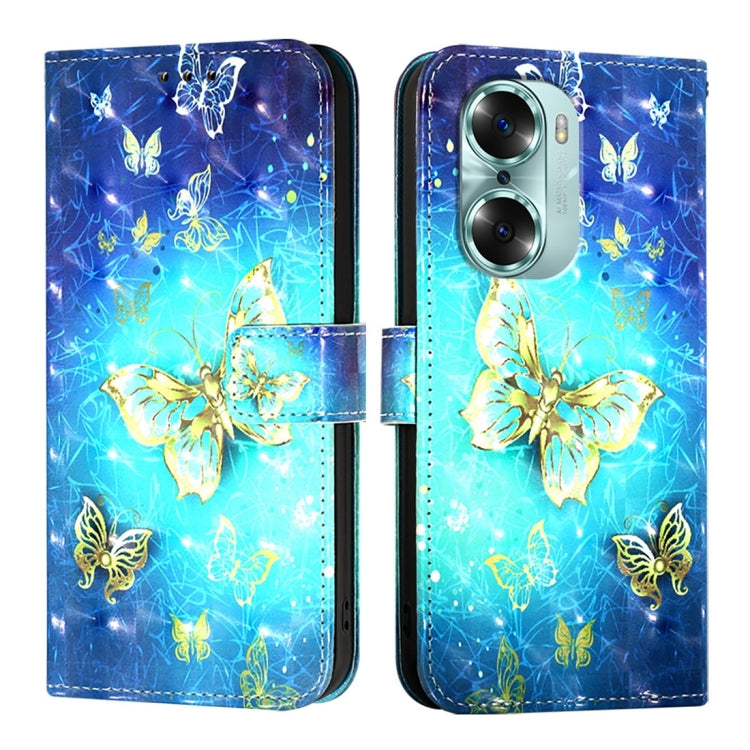 For Honor 60 3D Painting Horizontal Flip Leather Phone Case