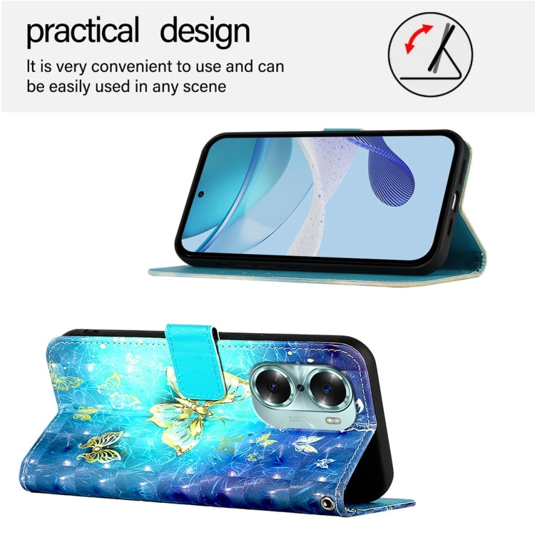 For Honor 60 3D Painting Horizontal Flip Leather Phone Case