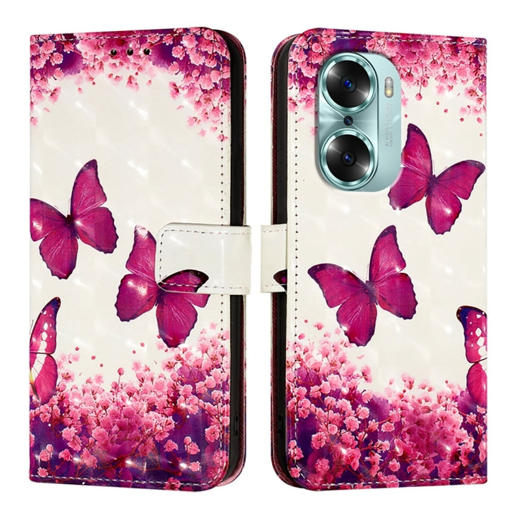 For Honor 60 3D Painting Horizontal Flip Leather Phone Case