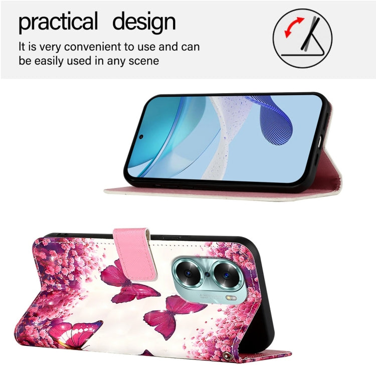 For Honor 60 3D Painting Horizontal Flip Leather Phone Case