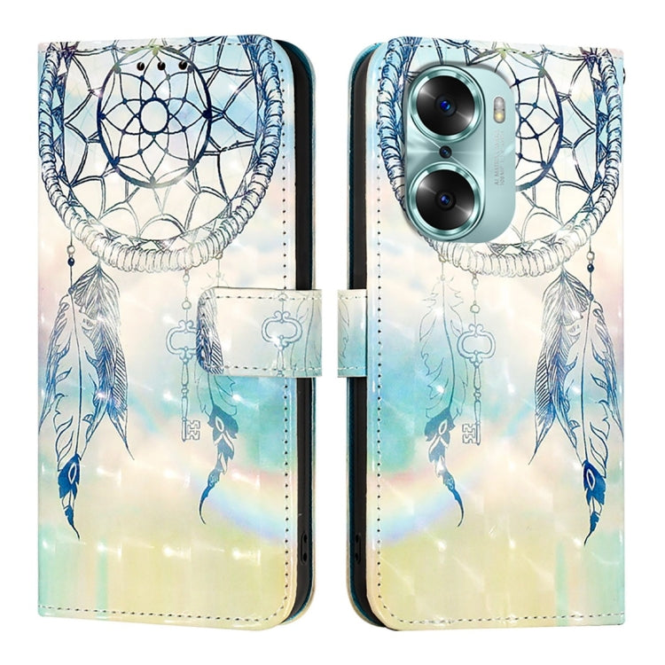 For Honor 60 3D Painting Horizontal Flip Leather Phone Case