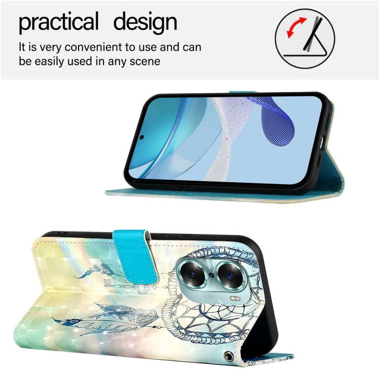 For Honor 60 3D Painting Horizontal Flip Leather Phone Case