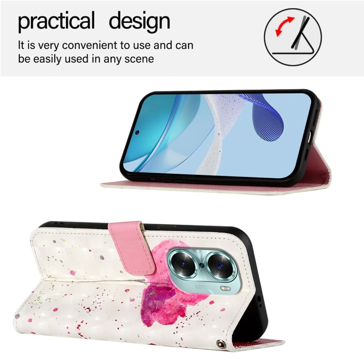 For Honor 60 3D Painting Horizontal Flip Leather Phone Case