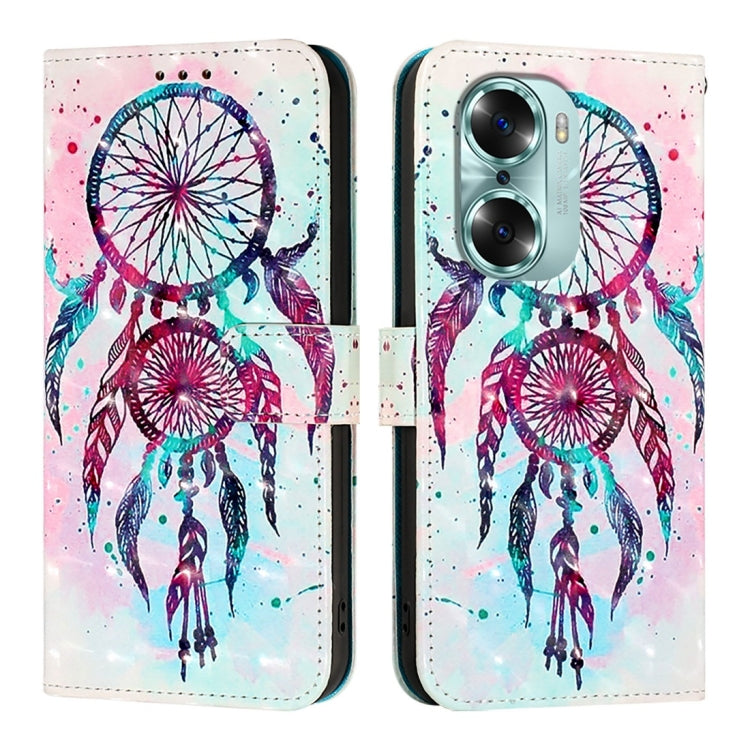 For Honor 60 3D Painting Horizontal Flip Leather Phone Case