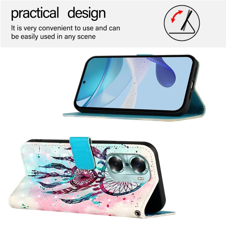 For Honor 60 3D Painting Horizontal Flip Leather Phone Case