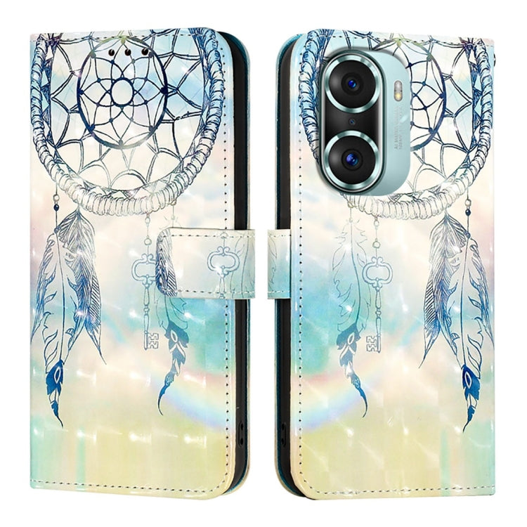 For Honor 60 Pro 3D Painting Horizontal Flip Leather Phone Case