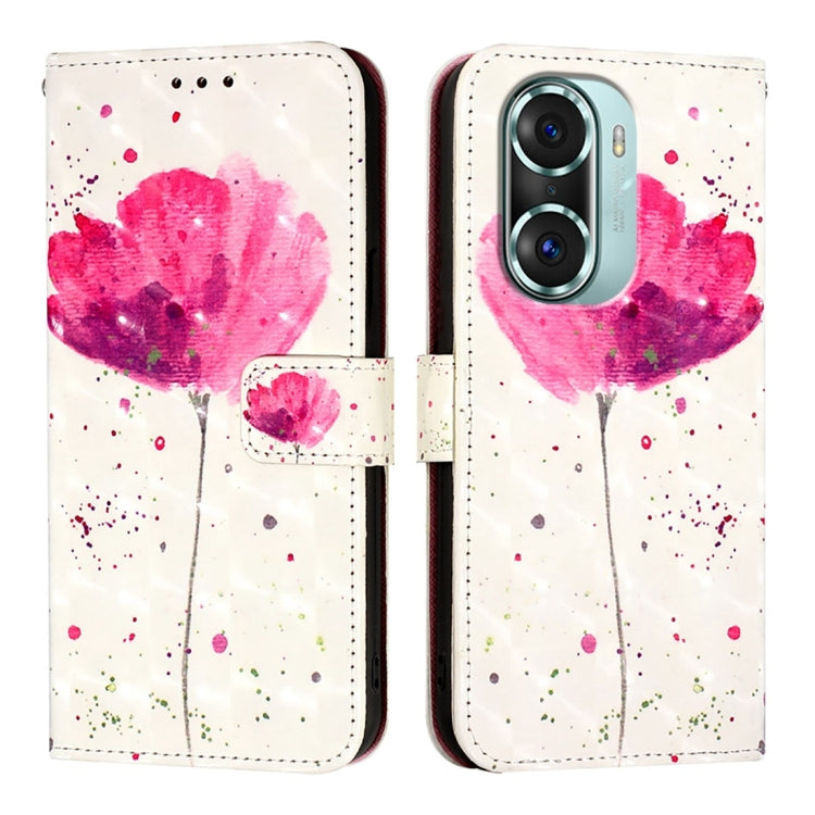 For Honor 60 Pro 3D Painting Horizontal Flip Leather Phone Case