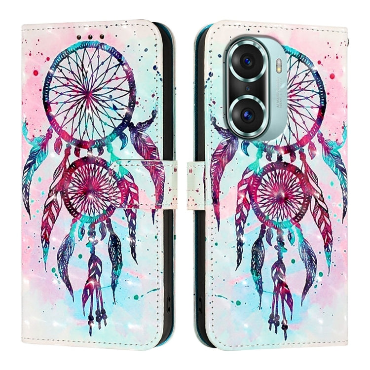 For Honor 60 Pro 3D Painting Horizontal Flip Leather Phone Case