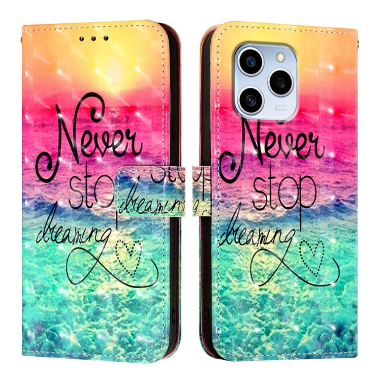 For Honor 60 SE 3D Painting Horizontal Flip Leather Phone Case