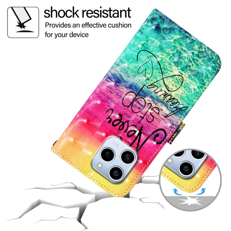 For Honor 60 SE 3D Painting Horizontal Flip Leather Phone Case