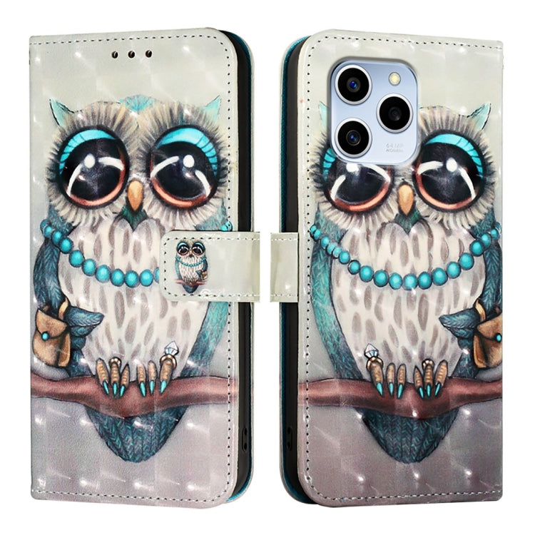 For Honor 60 SE 3D Painting Horizontal Flip Leather Phone Case