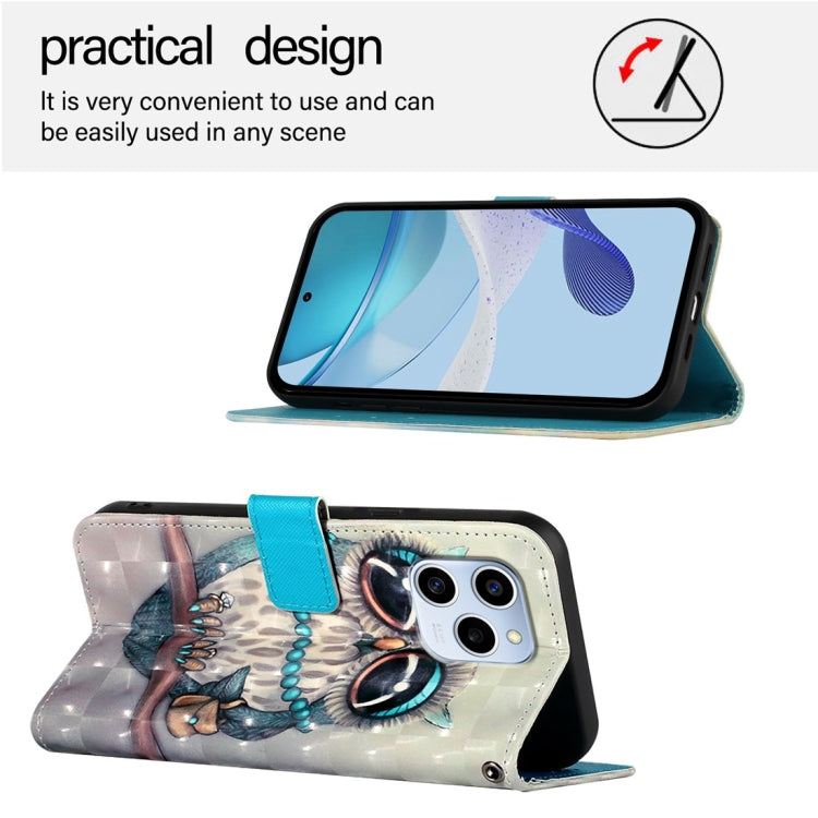 For Honor 60 SE 3D Painting Horizontal Flip Leather Phone Case