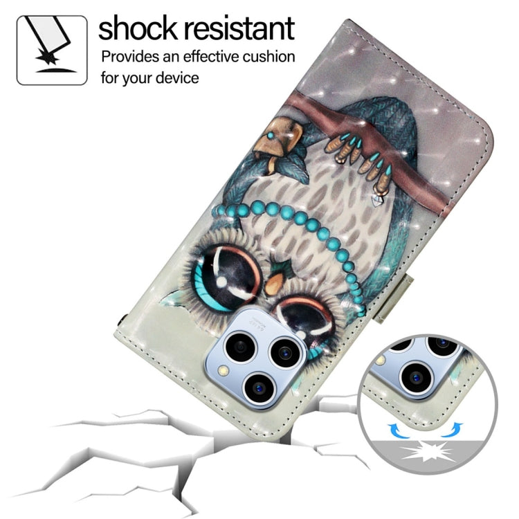 For Honor 60 SE 3D Painting Horizontal Flip Leather Phone Case