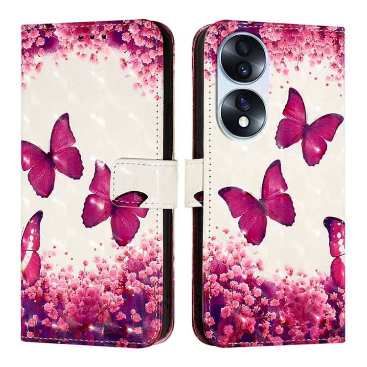 For Honor 70 3D Painting Horizontal Flip Leather Phone Case