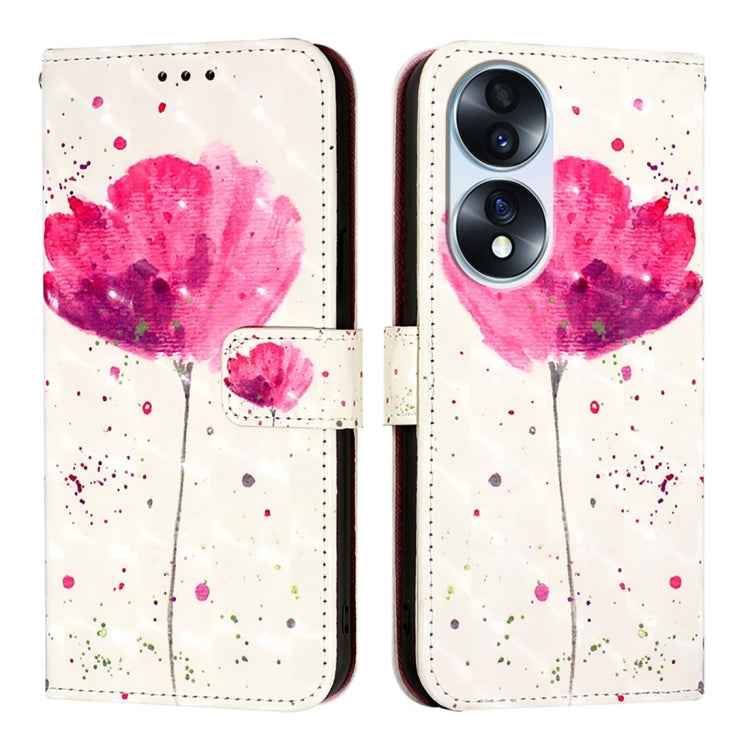 For Honor 70 3D Painting Horizontal Flip Leather Phone Case