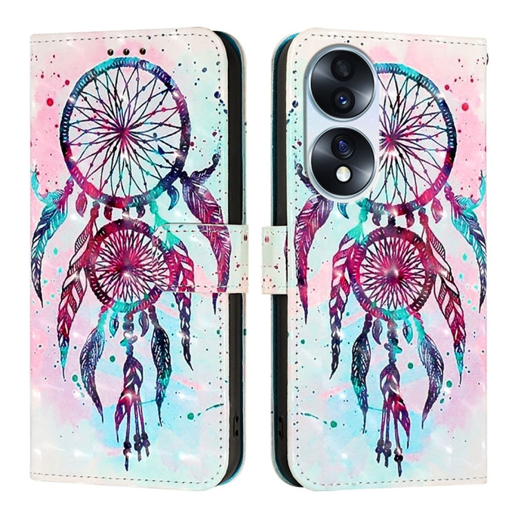 For Honor 70 3D Painting Horizontal Flip Leather Phone Case