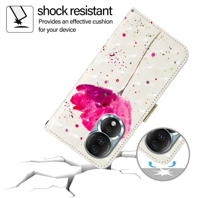 For Honor 80 3D Painting Horizontal Flip Leather Phone Case