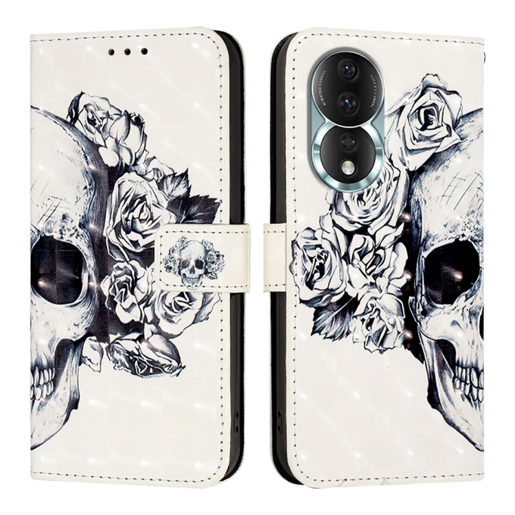 For Honor 80 3D Painting Horizontal Flip Leather Phone Case