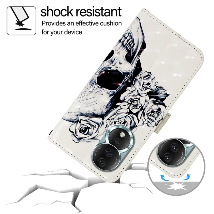 For Honor 80 3D Painting Horizontal Flip Leather Phone Case