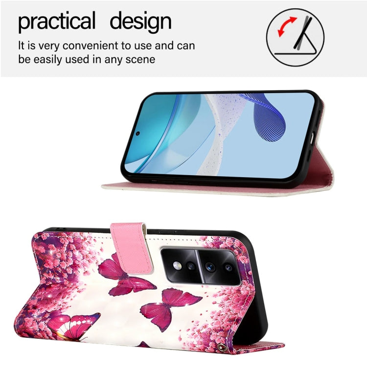 For Honor 80 GT 3D Painting Horizontal Flip Leather Phone Case