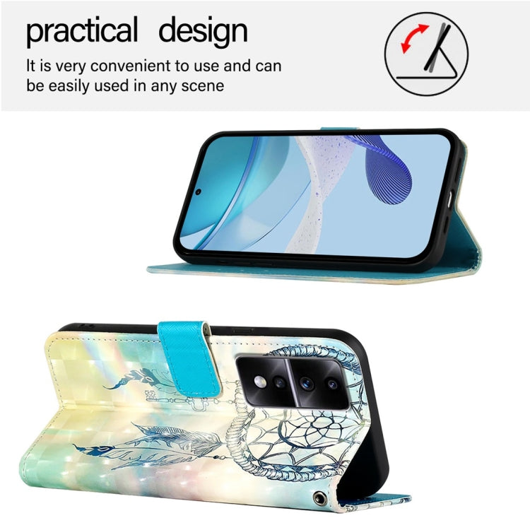For Honor 80 GT 3D Painting Horizontal Flip Leather Phone Case